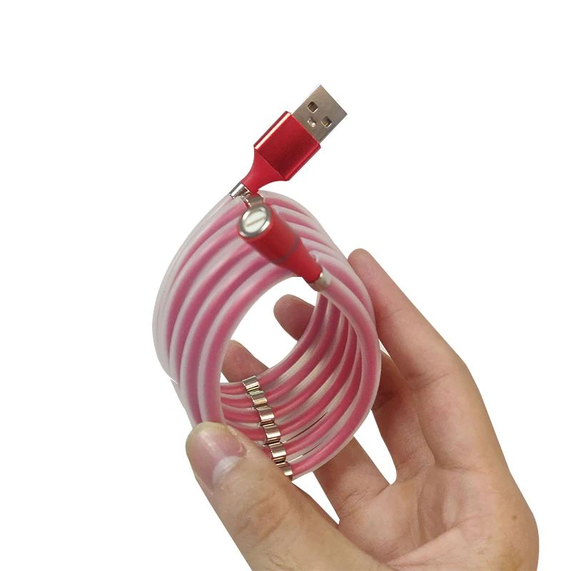 
Self Winding SuperCalla Magnetic Charging Cable for micro type-c iphone 