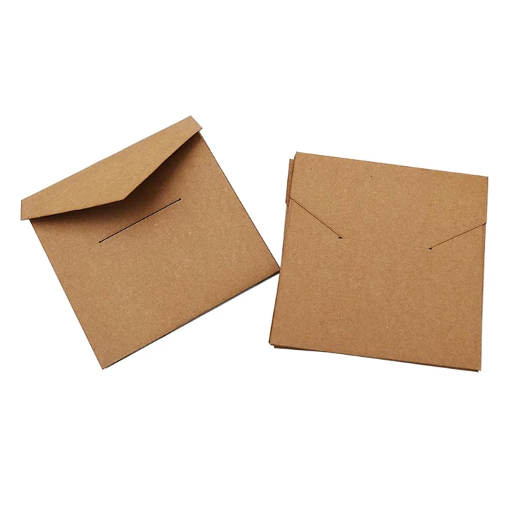 Custom size small kraft paper envelopes packaging