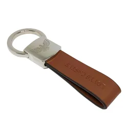 Luxury Custom Logo Promotional Metal Car Brand Blank PU Leather Key Chains With Key Ring Chaveiros llaveros Portachiavi