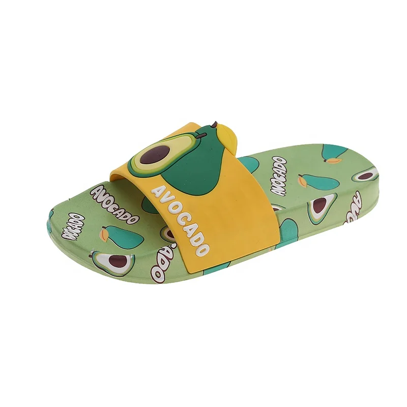 New indoor slippers for women PVC slip on anti-skin adies shower slippers cartoon girls slides shoes casual women sandals