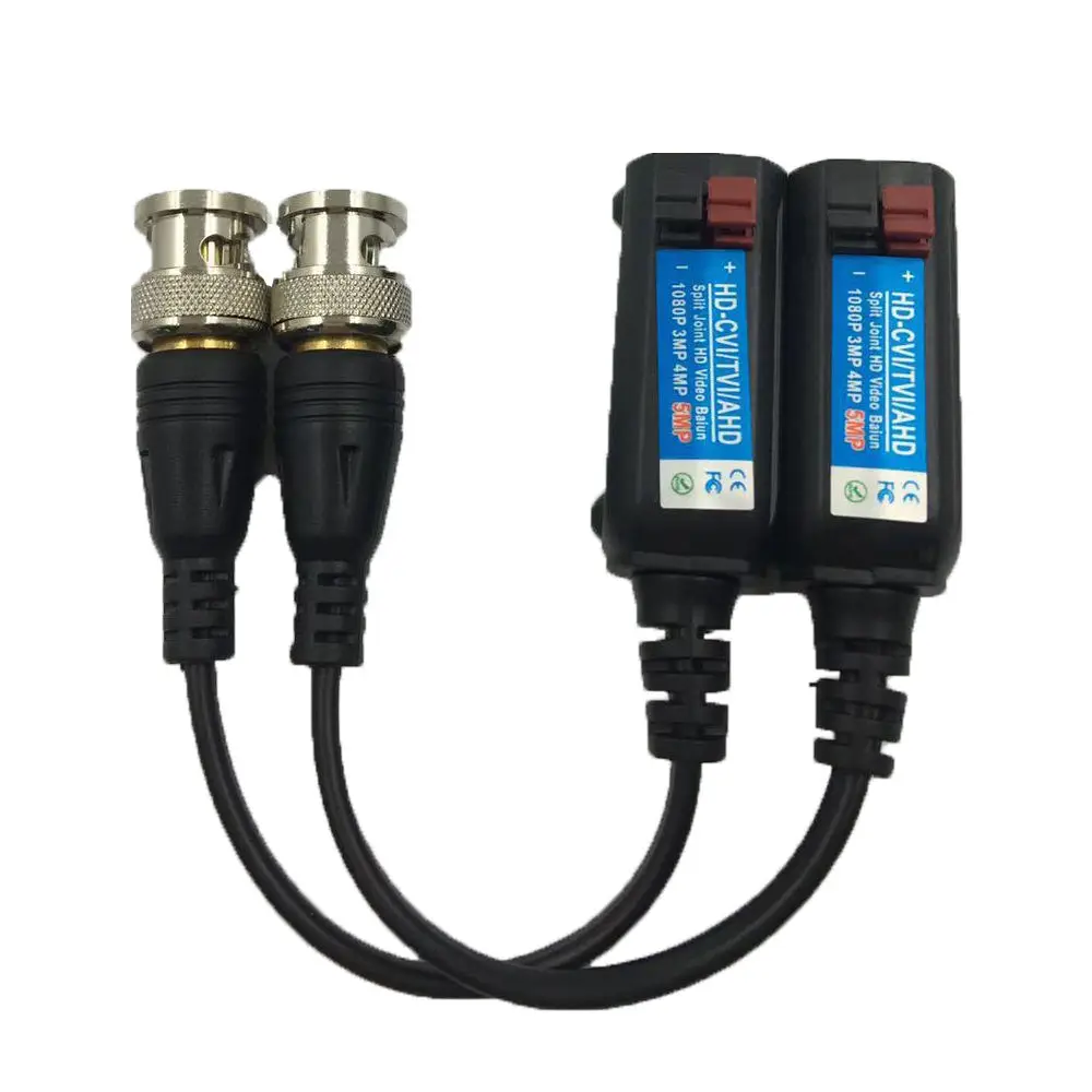 720P 960P 1080P 5MPHD CVI TVI AHD Twisted Pairs  Video Balun CCTV Surveillance Camera Products Accessories Connector