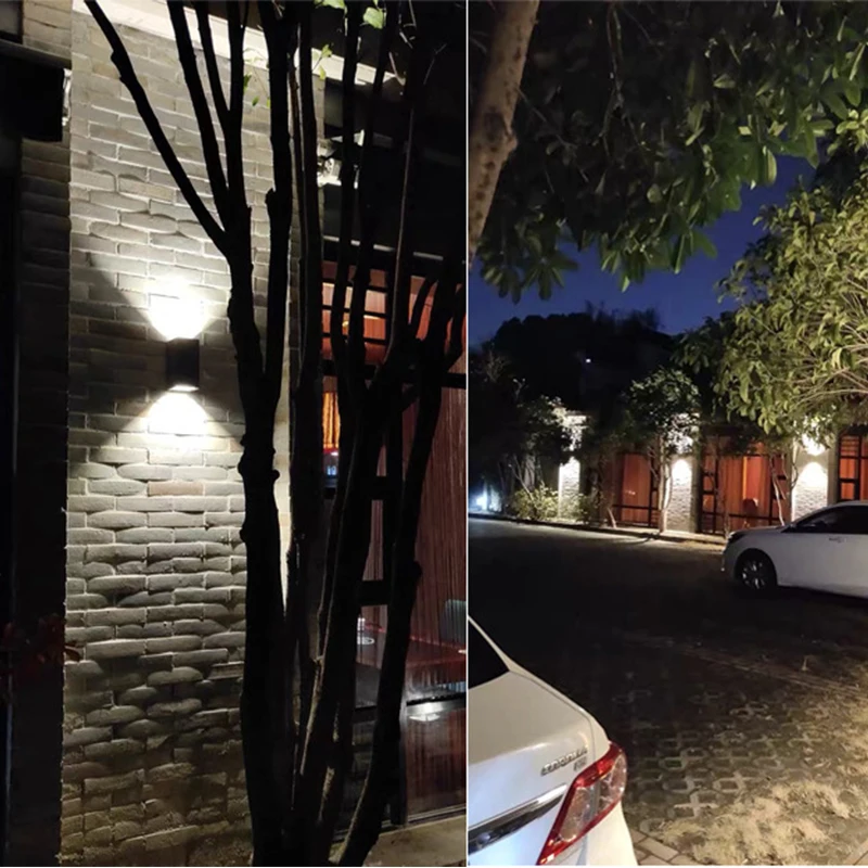 Wholesale Cheap Wall Lamp Outdoor Up And Down Motion Sensor Waterproof Wall Lamp