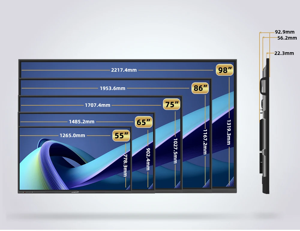 86-inch 4K touch screen interactive tablet computer for multimedia teaching and video conferencing interactive smart whiteboard