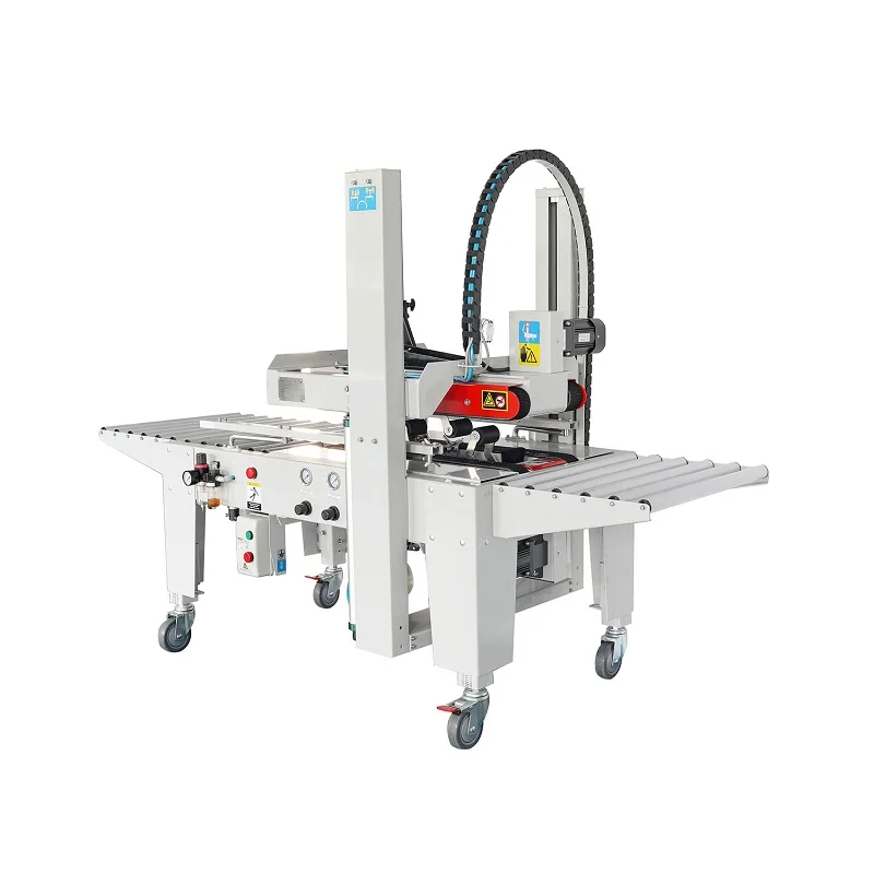 
FXJ 5050Q Hualian Automatic Pneumatic Packaging Packing Sealer Carton Sealing Machine 