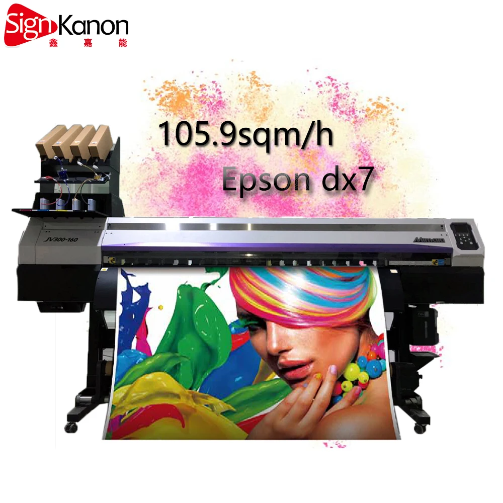 Signkanon 1 6 м двойной DX7 головки mimaki jv33-160 не наносящих вред окружающей среде
