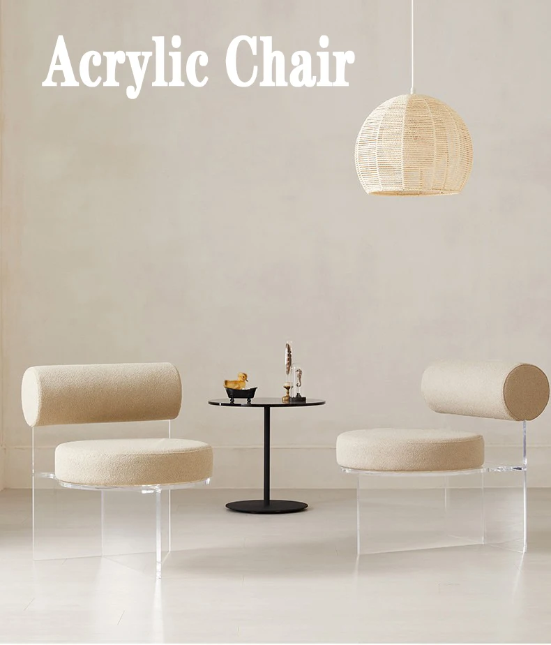 Mid Century Victoria Furniture Modern Armless Polycarbonate Dining Chair Crystal Transparent Plastic Clear Acrylic Ghost Chair