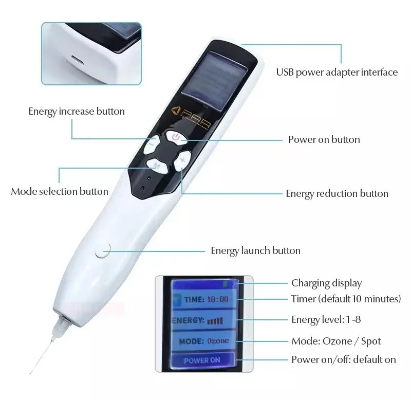 Facial care Plasma pen Tattoo Removal/Mole Freckle Spot Pigmentation treatment beauty pen