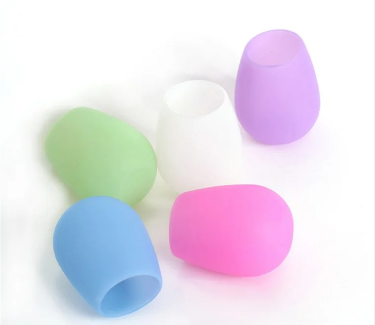 
Unbreakable Silicone Wine Glasses&Cups Shatterproof Flexible silicone Cups 
