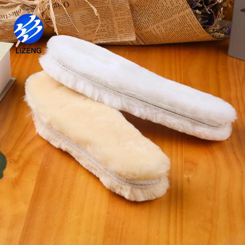 Премиум толстая шерсть флис Удобные стельки для всех обуви