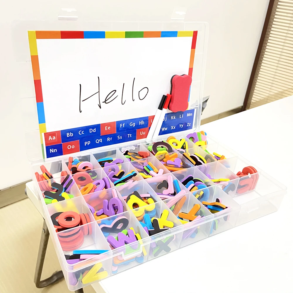Китайский производитель, оптовая продажа, развивающая игрушка для детей, магнитные буквы и цифры из вспененного этилвинилацетата с доской для письма
