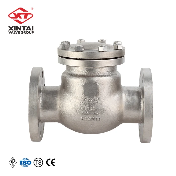 
Cost price H44W-40P DN80 GOST check valve prevent the medium from flowing back. 