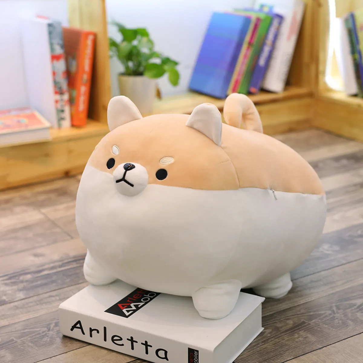 RTS Custom Shiba Inu Cute Dog Doll Soft Kawaii Stuffed Animal Plush Pillow Toys For Christmas Gifts