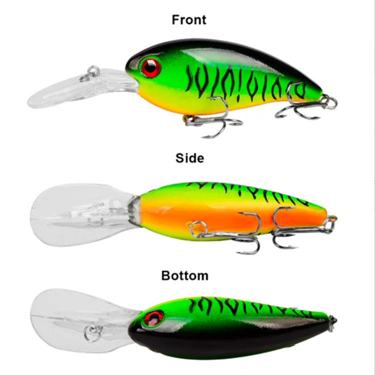 100mm 14g Artifical hard crank baits wobblers topwater floating fishing lures crankbaits for bass fishing and pike fishing