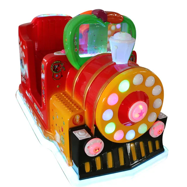LYER2143 locomotive coin operated train, coin operated train ride with spring, best sale amusement train on stock
