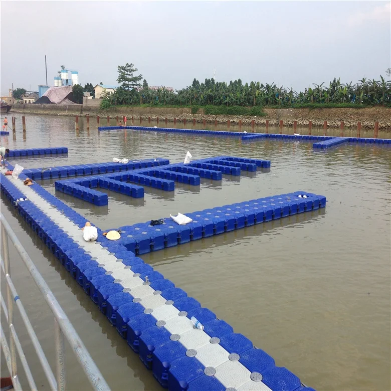 China factory Ocean plastic modular floating pontoon for floating working platform