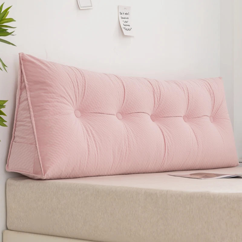 Factory Outlet High Quality Custom Dorm Living Room Sofa Bed Relaxing Reading Gaming Neck Back Support Triangle Headboard Pillow