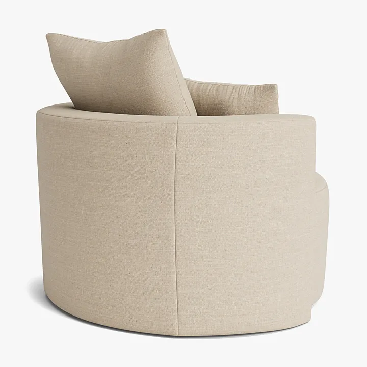 Deluxe Interior Design Soft Cushioned Casual Chair Living Room Accent Chair
