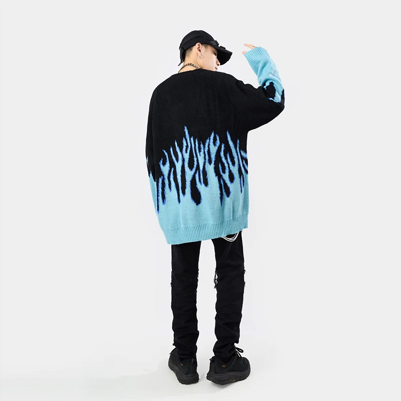 Accept Customization Custom Logo Cotton Oversize Mohair Knitwear Cardigan Unisex Knit Sweaters jumpers Men