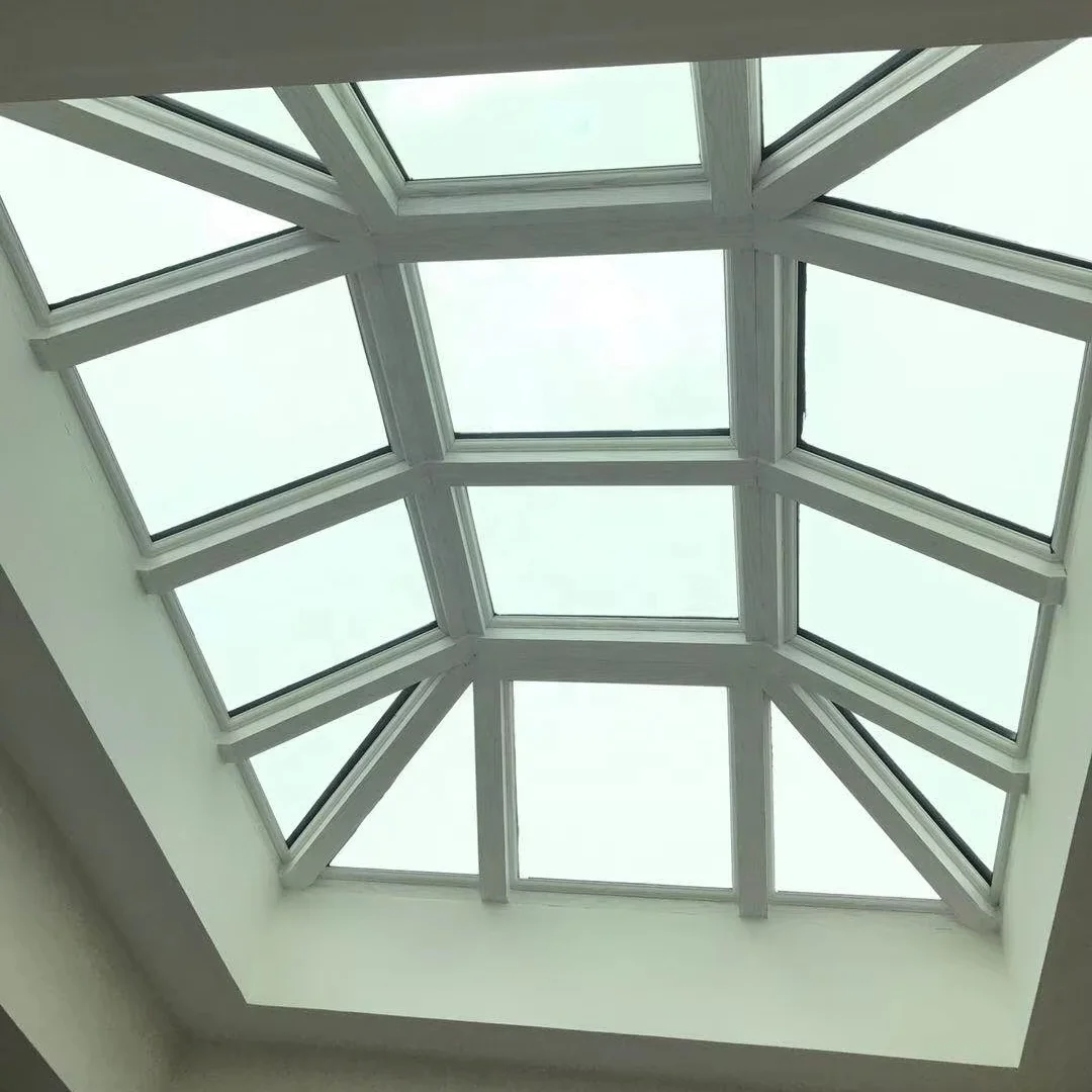 LEAWOD Outdoor Garden Sunroom with Laminated Glass Small Tiny House Sunny Sunshine Glass Sunrooms for Villa Aluminum Frame