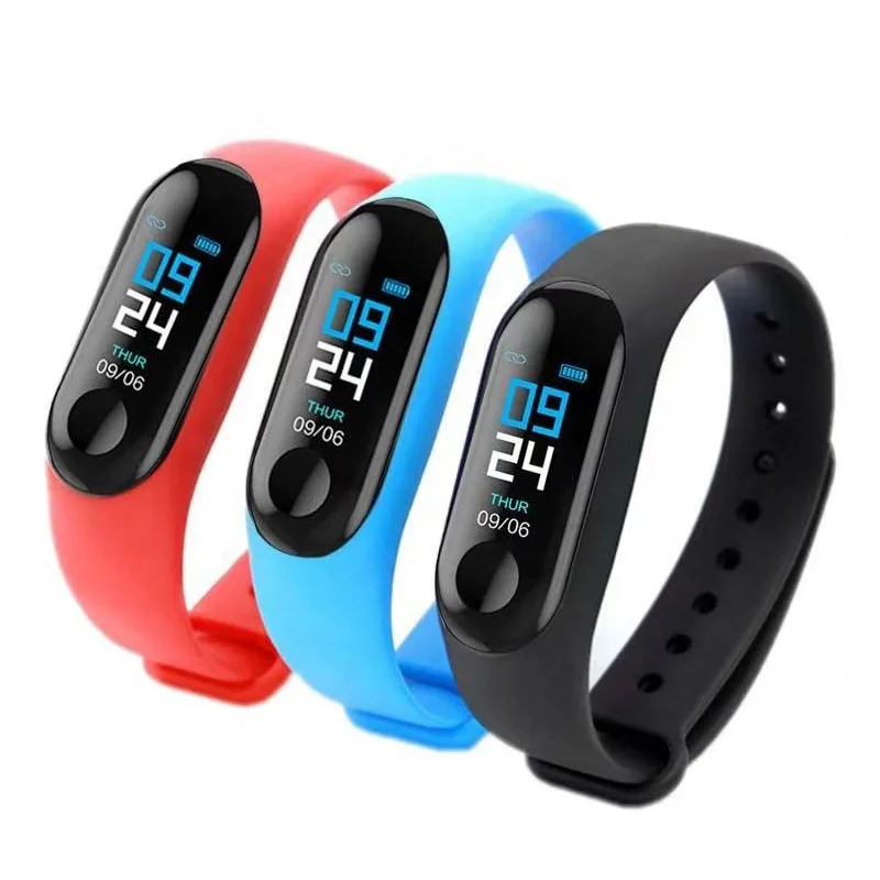 smart watch band m3 waterproof Bracelet Heart Rate Blood Pressure Health