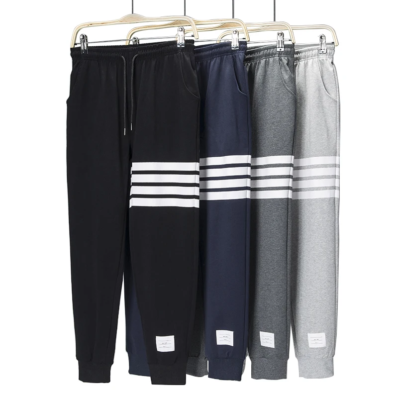 Wholesale hip hop style custom your own gym logo sweatpants jogger pants for men
