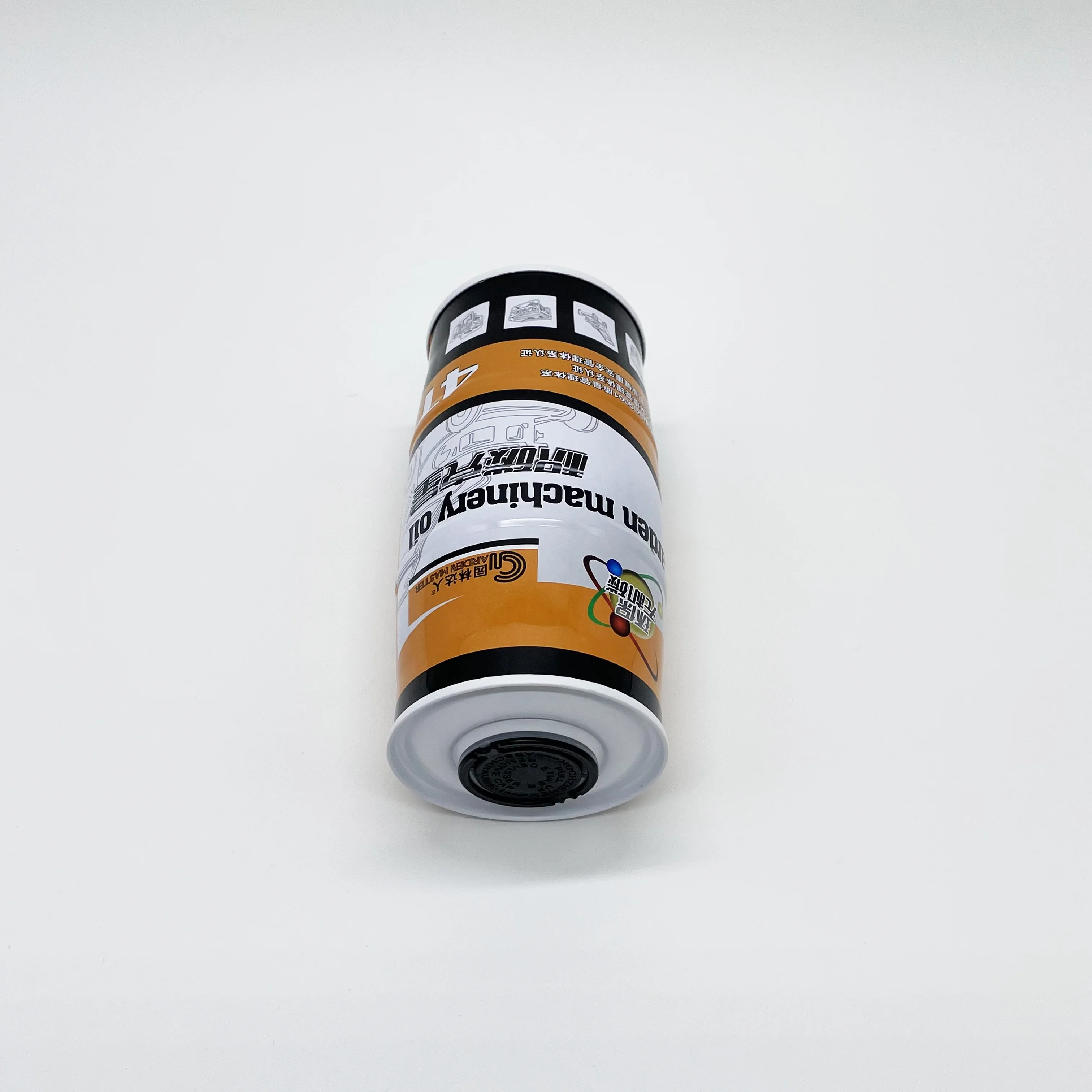 Metal package tank for engine oil metal tin cans with spout
