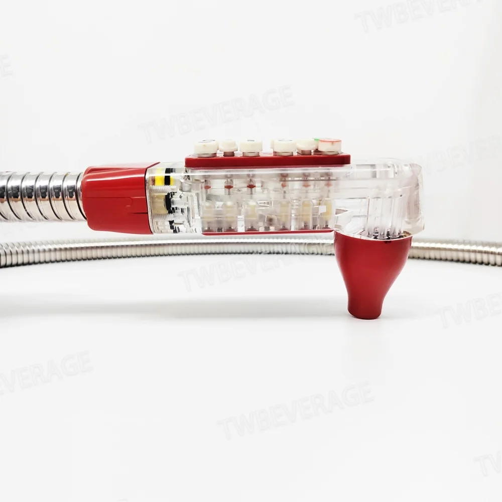 post mix soda fountain dispenser 4-12 ways soda bar gun system with under counter chiller