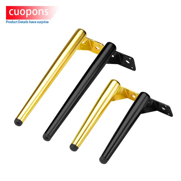 Decoration Furniture Leg Modern Luxury aluminum Alloy Sofa Legs Iron Rose Golden Metal Bed Feet Modern Cabinet Foot for Sale