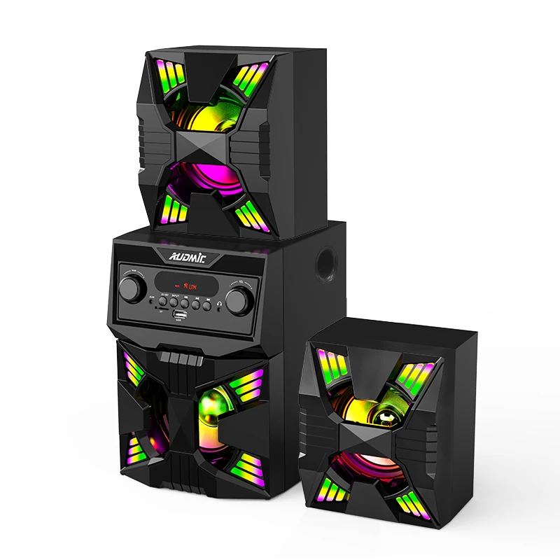 PC Game Speakers Exquisite Structure Manufacturing 2.1CH Multimedia Speakers Audio System Sound