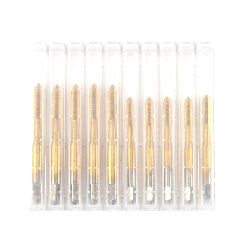 
Bearing Steel Hand Thread Tap Straight Flute Screw Taps Threading Tools 