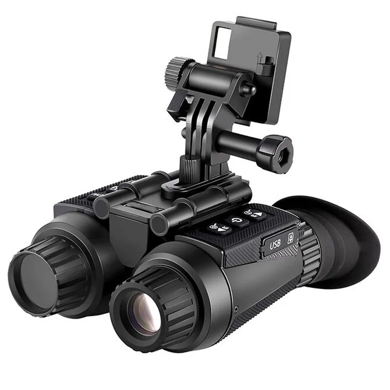 LUXUN NV8300 36MP 4K UHD Helmet Mounted Night Vision Goggles Head 3D IR Camera Photo Video Function Rechargeable Night Vision