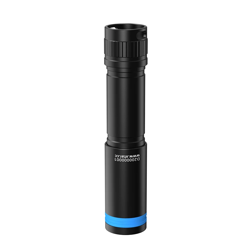 XTAR D20 пресс 1200lm Мини Супер легкий подводный фонарик для подводного плавания с режимом SOS одна рука управление Дайвинг