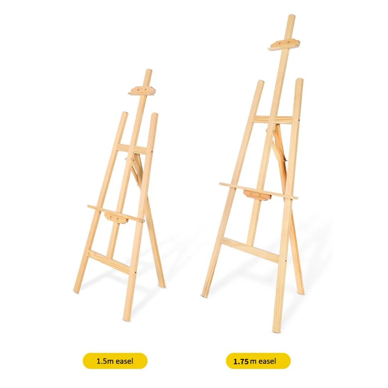 
Wooden easel display stand art craft painting easel suitable for children artists adult students classrooms and exhibitions 