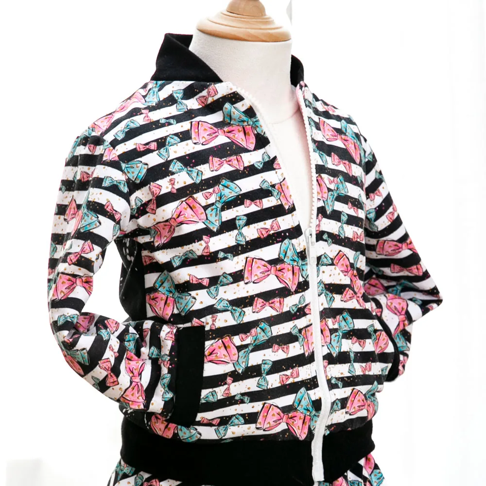 
Custom children clothing digital printed cotton baby sweatshirt high quality stitching kids girls clothes  (62435738910)