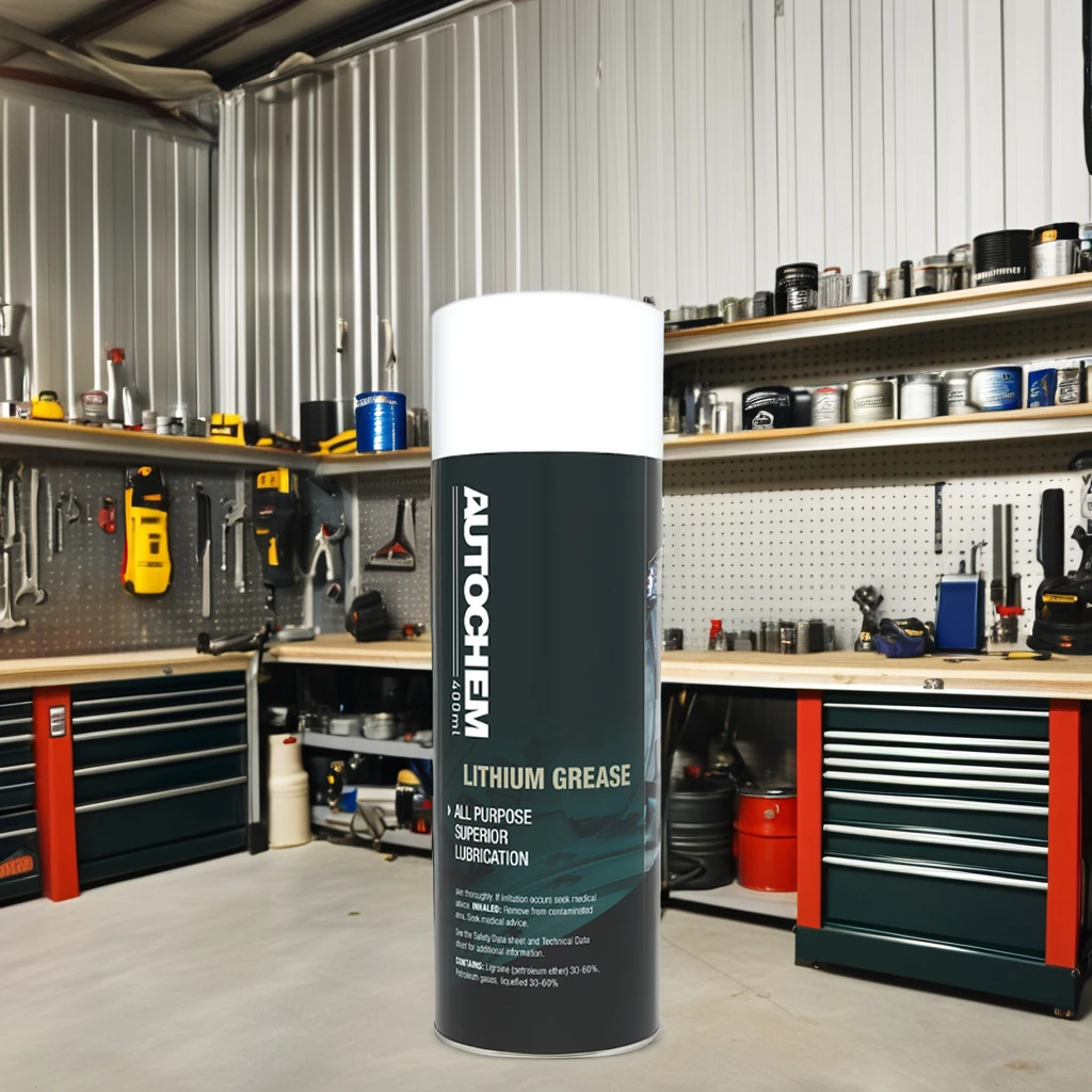 Autochem Aerosol Multi-purpose White Lithium Grease Lubricant Spray