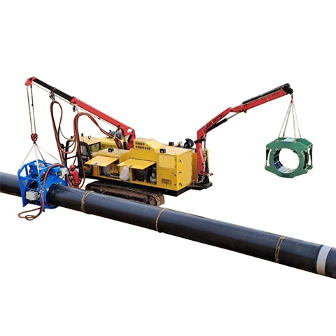 Pipeline weld seam sand blasting machine/steel pipe welding sandblasting equipment