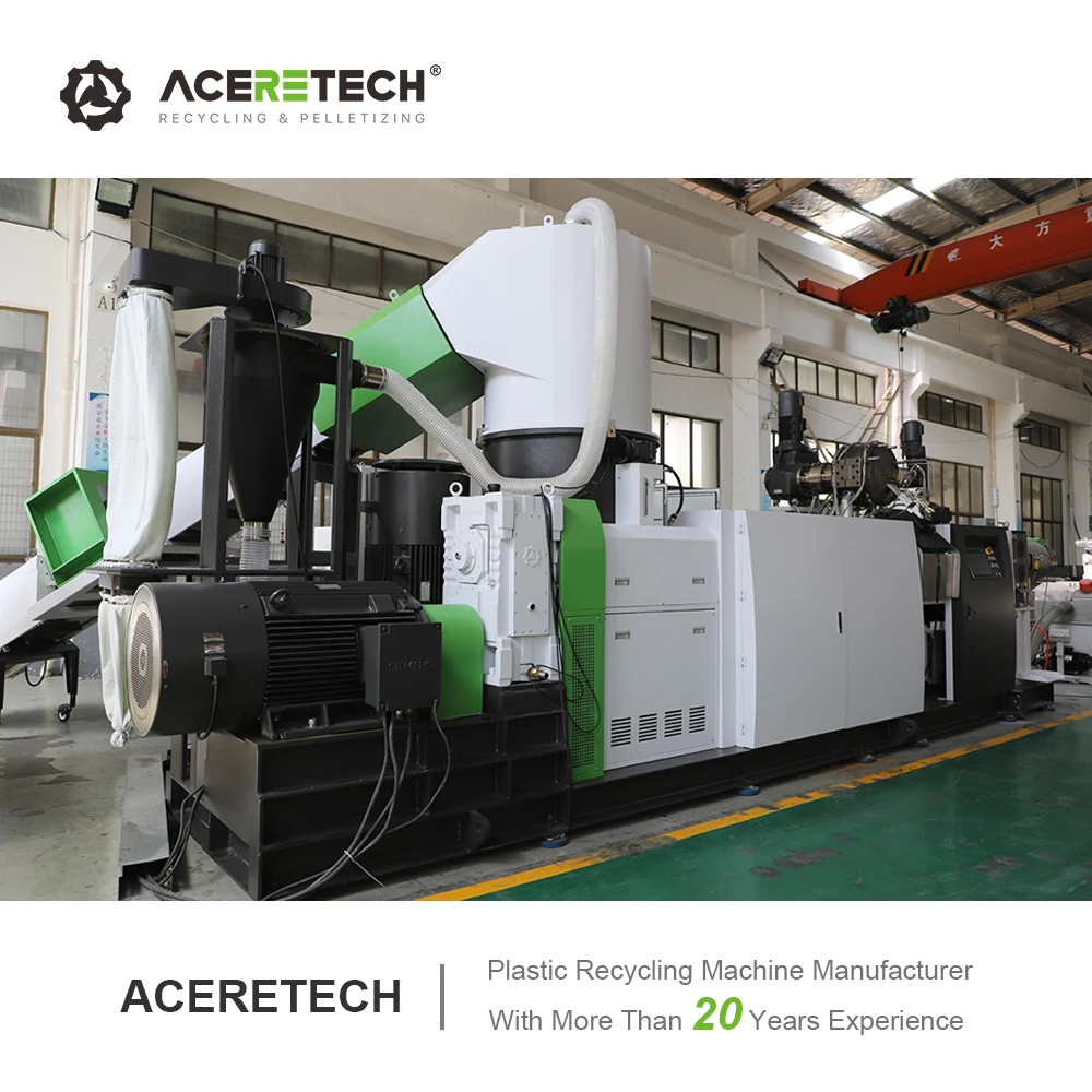 Aceretech ACS-PRO Отходов Пластмассовых Гранул делая машину пластмасса Pp Экструзионная линия производства