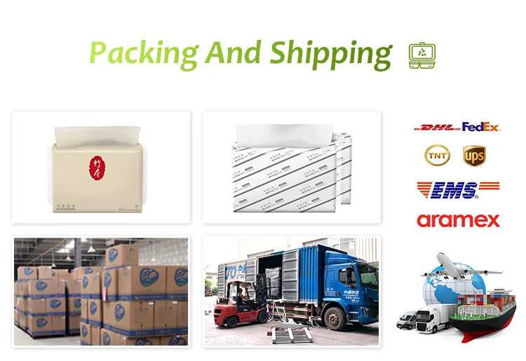 Factory Sale Various Multifold Bamboo Kitchen Tissue Paper Hand Towel