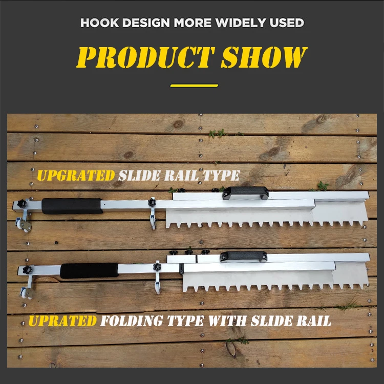 
1000mm Flexible Cement Self Leveling Gear Rake Epoxy Cement Painting Coating Tools 