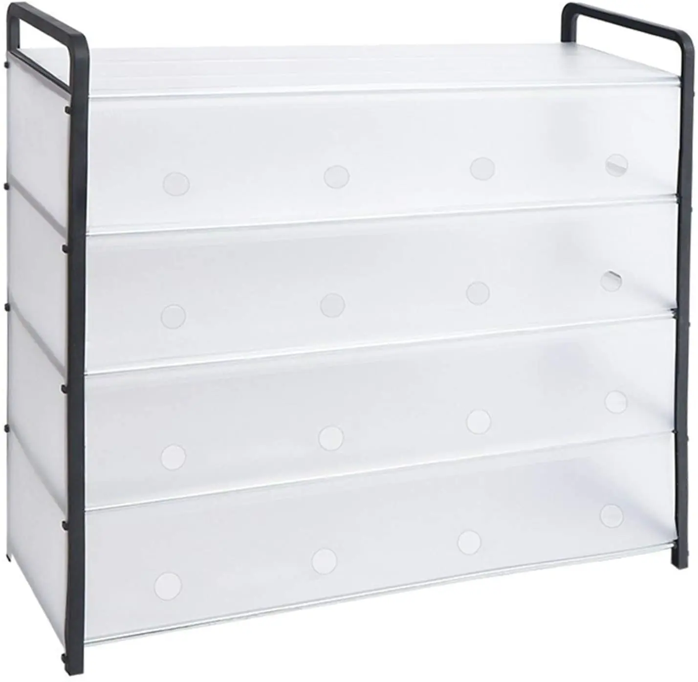 2021 new designs portables plastic rotating panel shoes rack organizer shelf for sales