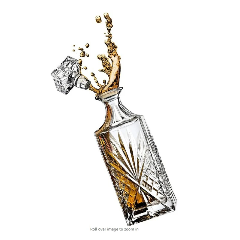 Promotional whiskey decanter gift set whiskey decanter and glass set for sale