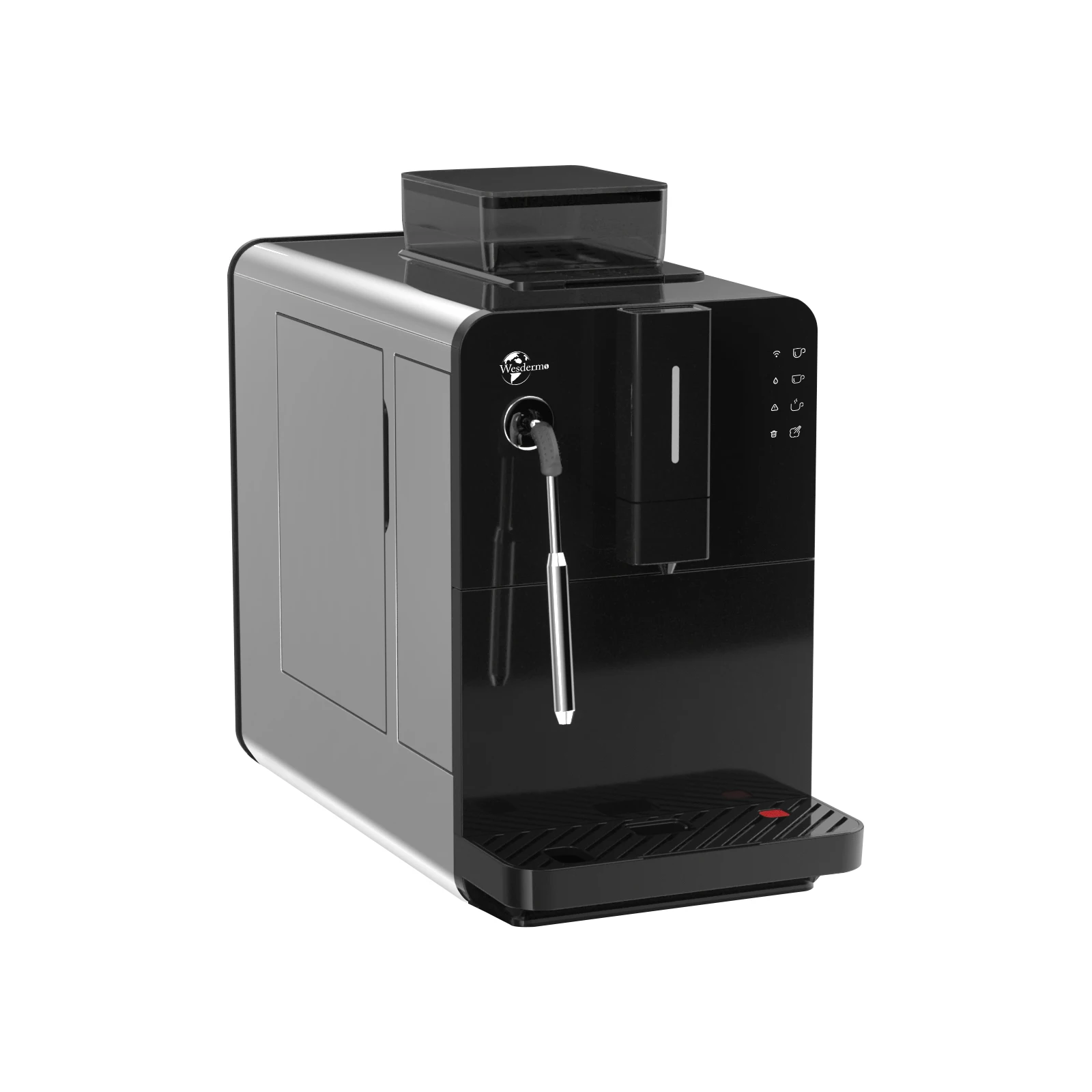 Smart WIFI TUYA APP Home Espresso Cappuccino Maker Super Fully Automatic Coffee Machine With Grinder