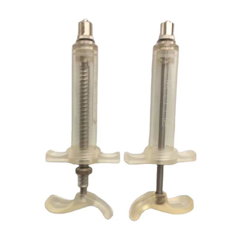 10ml veterinary transparent syringe with durable tpx plastic material