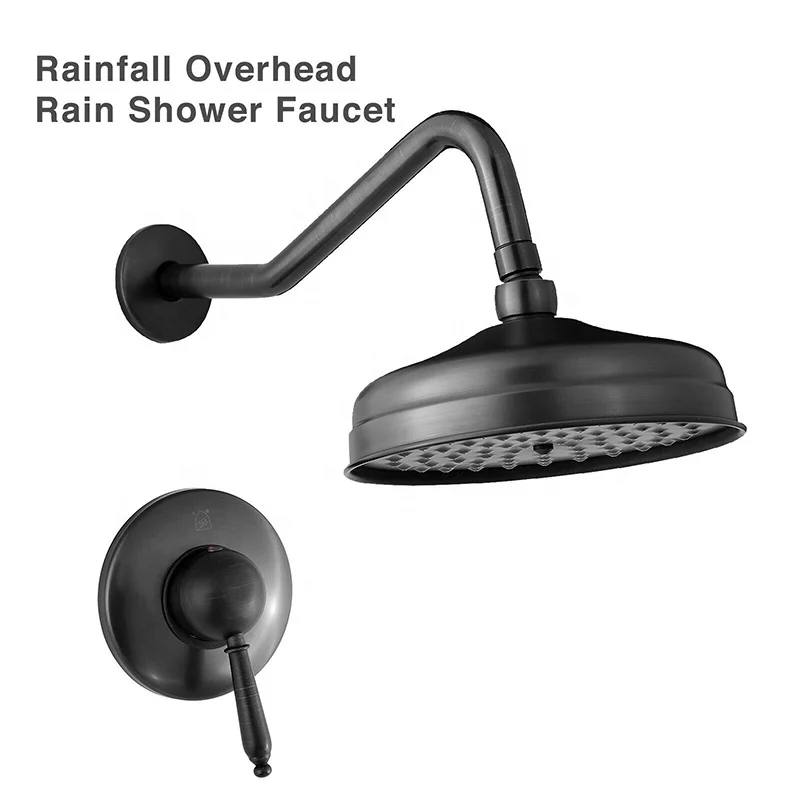 Bathroom Hotel Shower Wall Jets Mixer Concealed Heads Sanitary Ware Brass Shower Faucet Valve Set