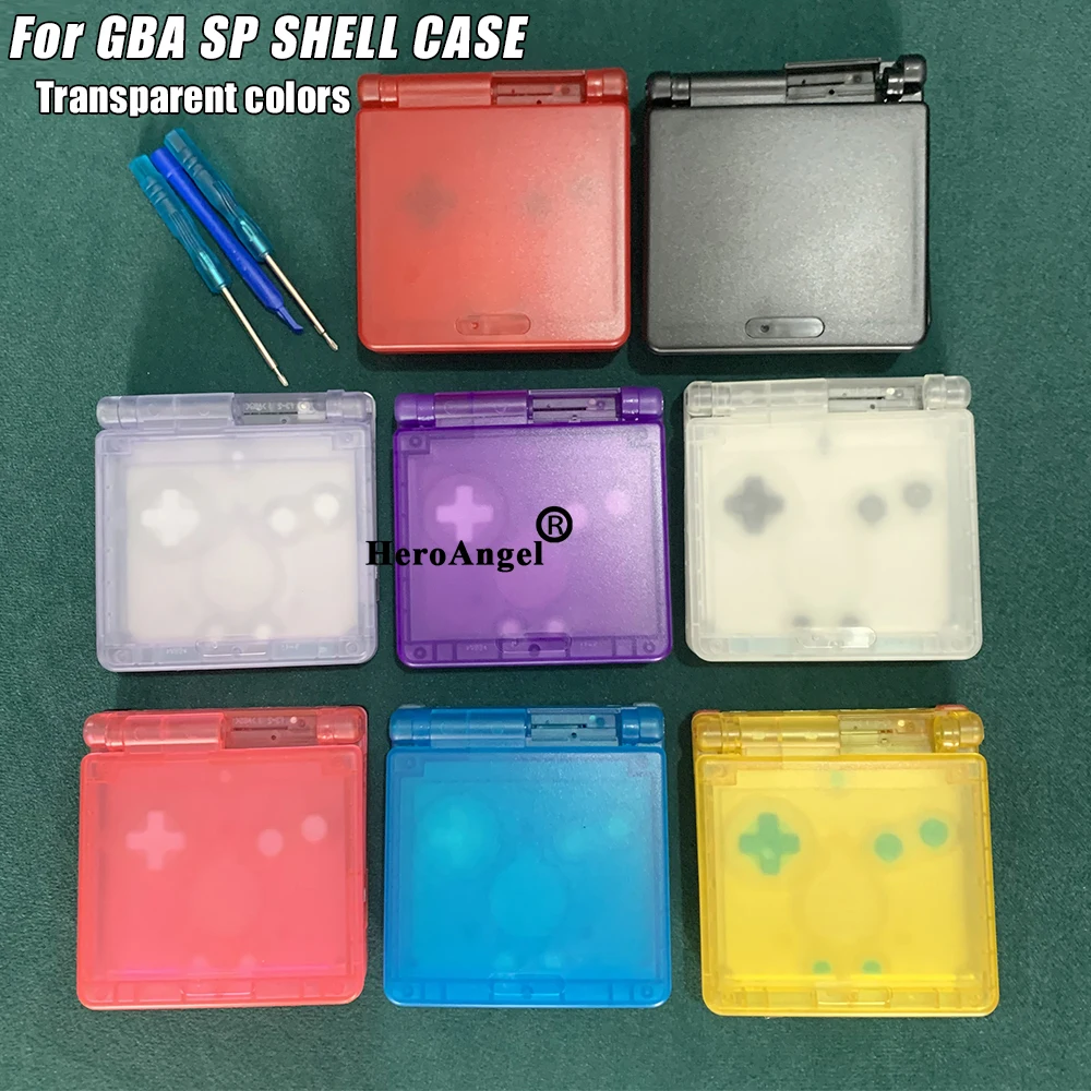 Прозрачный защитный чехол для игровой консоли GameBoy Advance GBA SP корпус