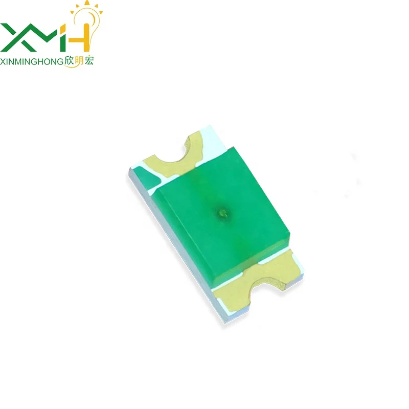 high-quality 1206 package Yellow-Green Diffused Lens SMD LED, ideal for power indicators with low power consumption