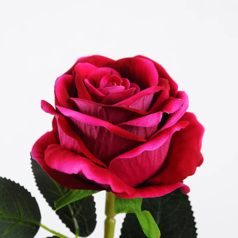 
Artificial rose Silk Flowers Long Stem 75CM fake Single rose for Home Wedding party Store Decoration 