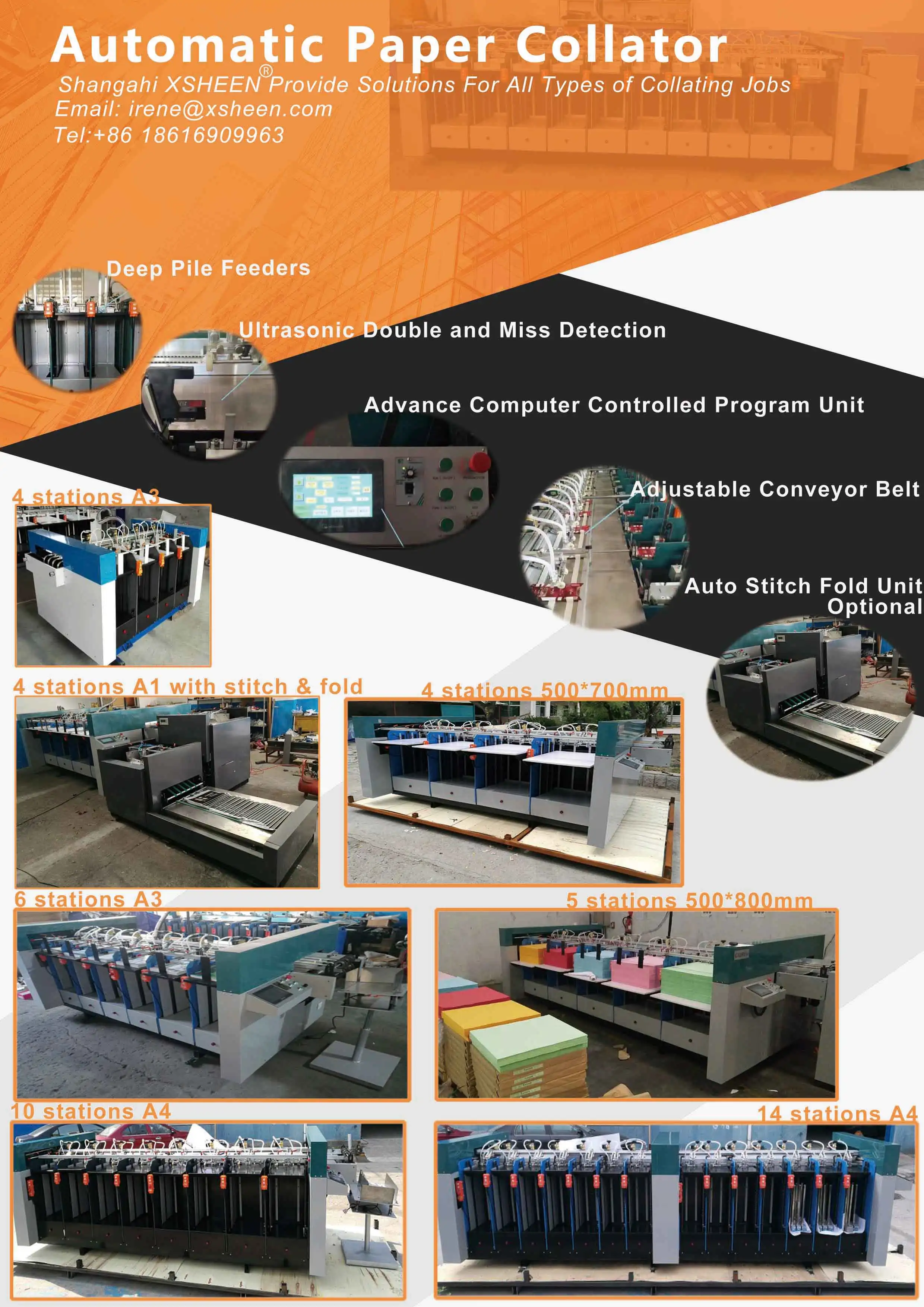 9 station office collator