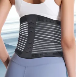 Adjustable working waist back brace lumbar support belt with Good Product Quality