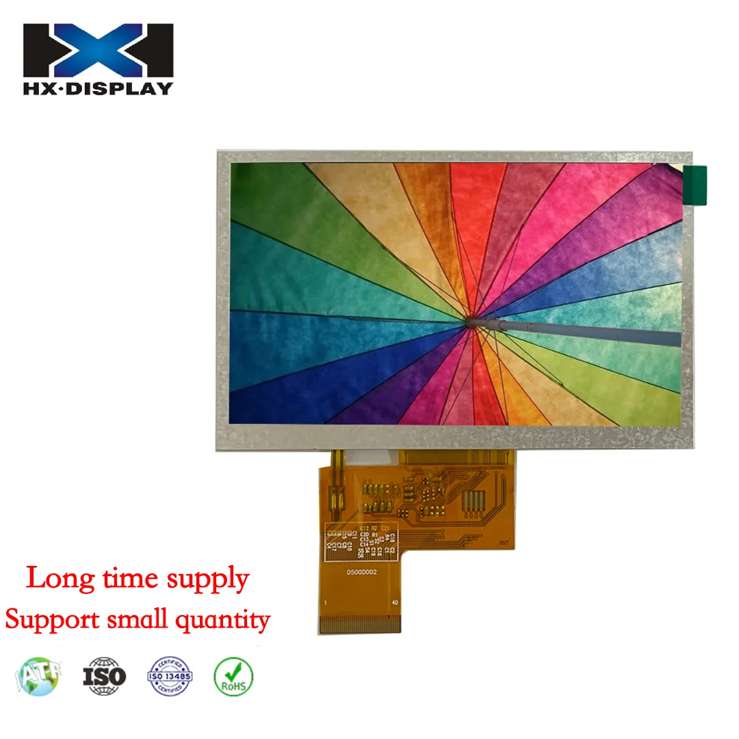 LCD Module 5 inch innolux 400*272 RGB TN ILI6480 Drive IC TFT LCD Display